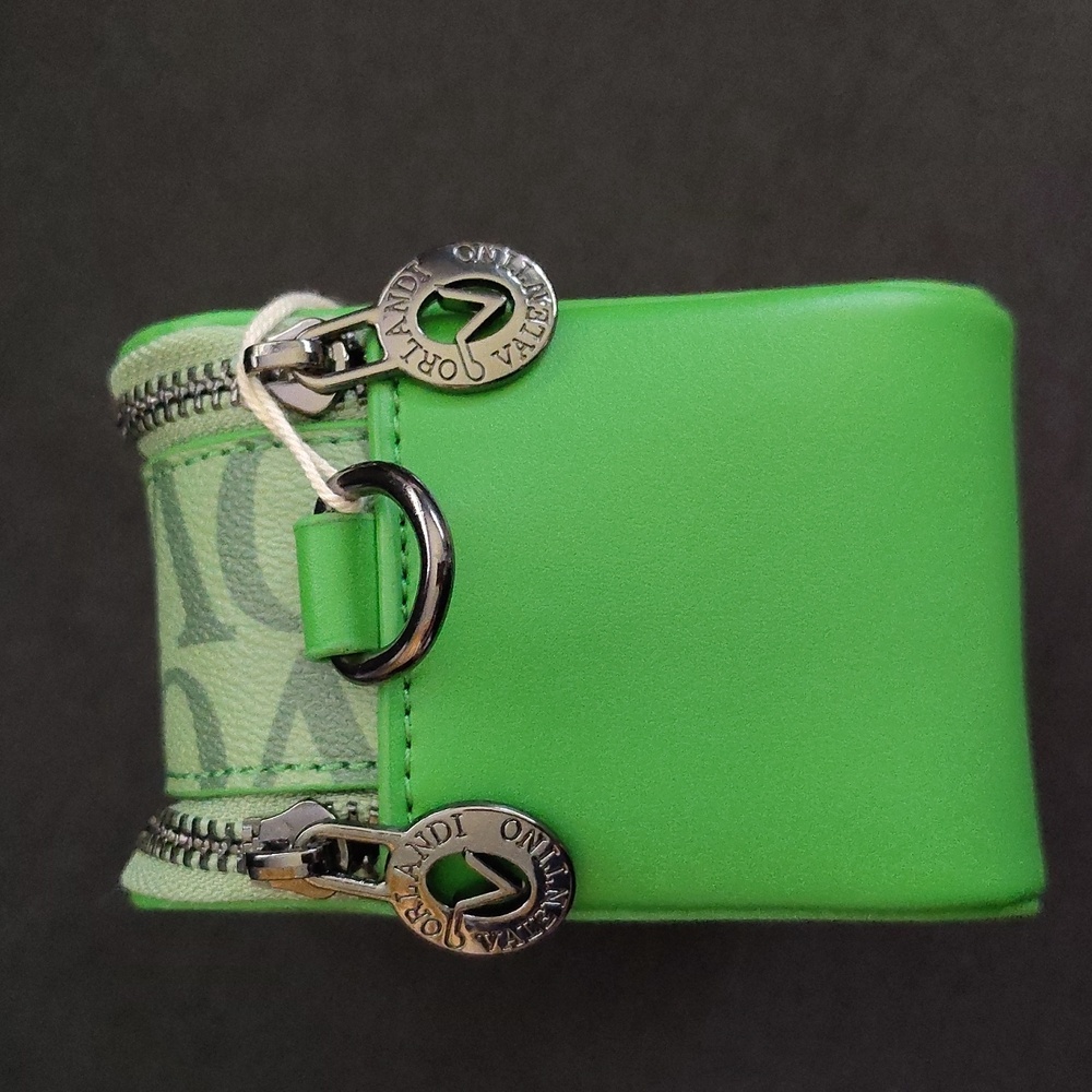 💚 Valentino Orlandi Crossbody Camera Bag in Green! New With Tags! - Picture 7 of 11